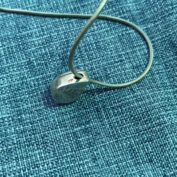 Sterling Silver Necklace and Opal Teardrop Pendant - Picture 9 of 17